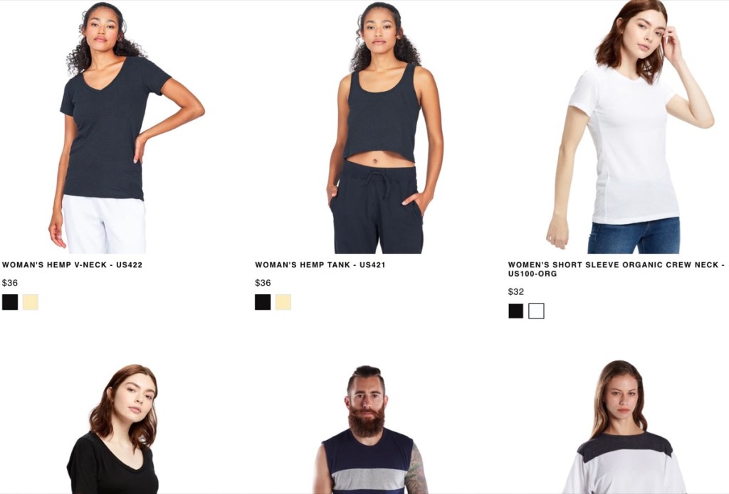 US Blanks wholesale blank apparel distributor