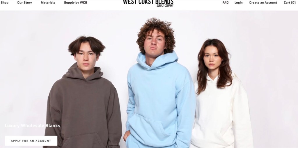 West Coast Blends wholesale oversized hoodies & sweatshirts supplier