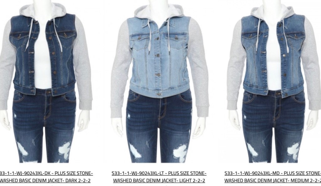 Wholesale Fashion Square wholesale denim jacket supplier in the USA