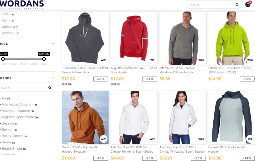 Wordans cheap bulk blank hoodie & sweatshirt wholesale supplier