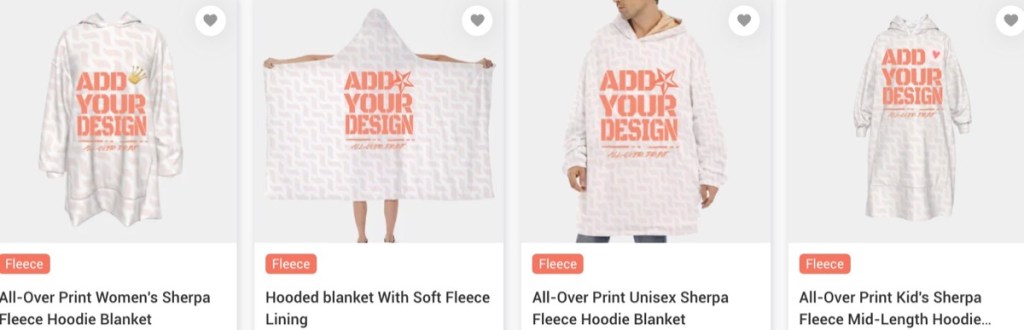 Yoycol hooded blanket print-on-demand supplier