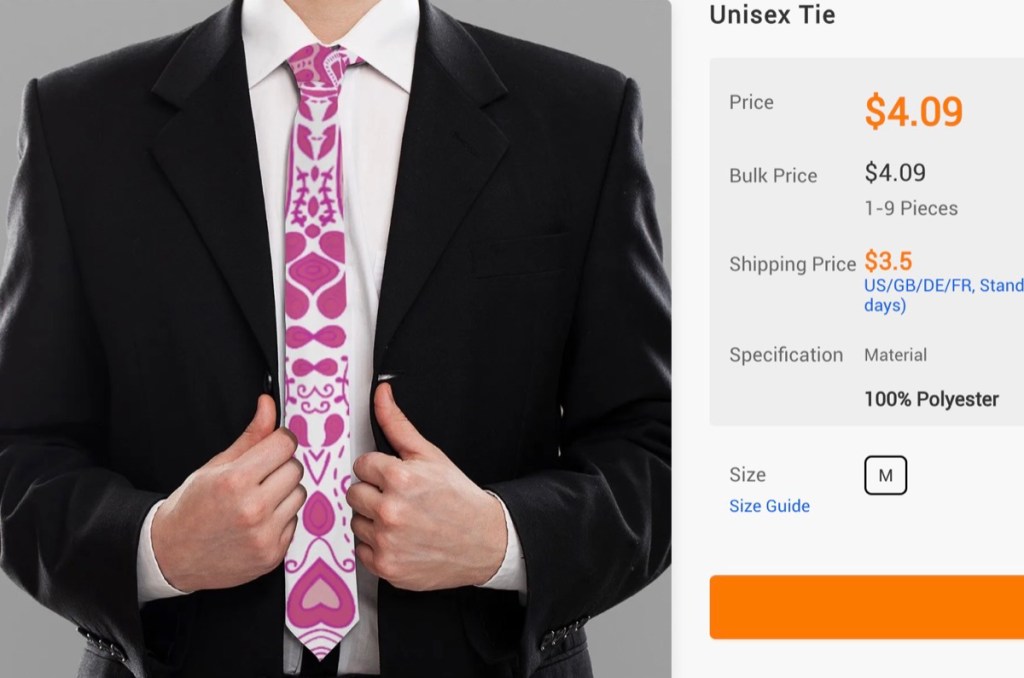 Yoycol necktie print-on-demand supplier